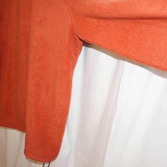 Croft & Borrow XL Flannel Jacket in Cognac Zip front Pockets Zip Long sleeves - Picture 7 of 12